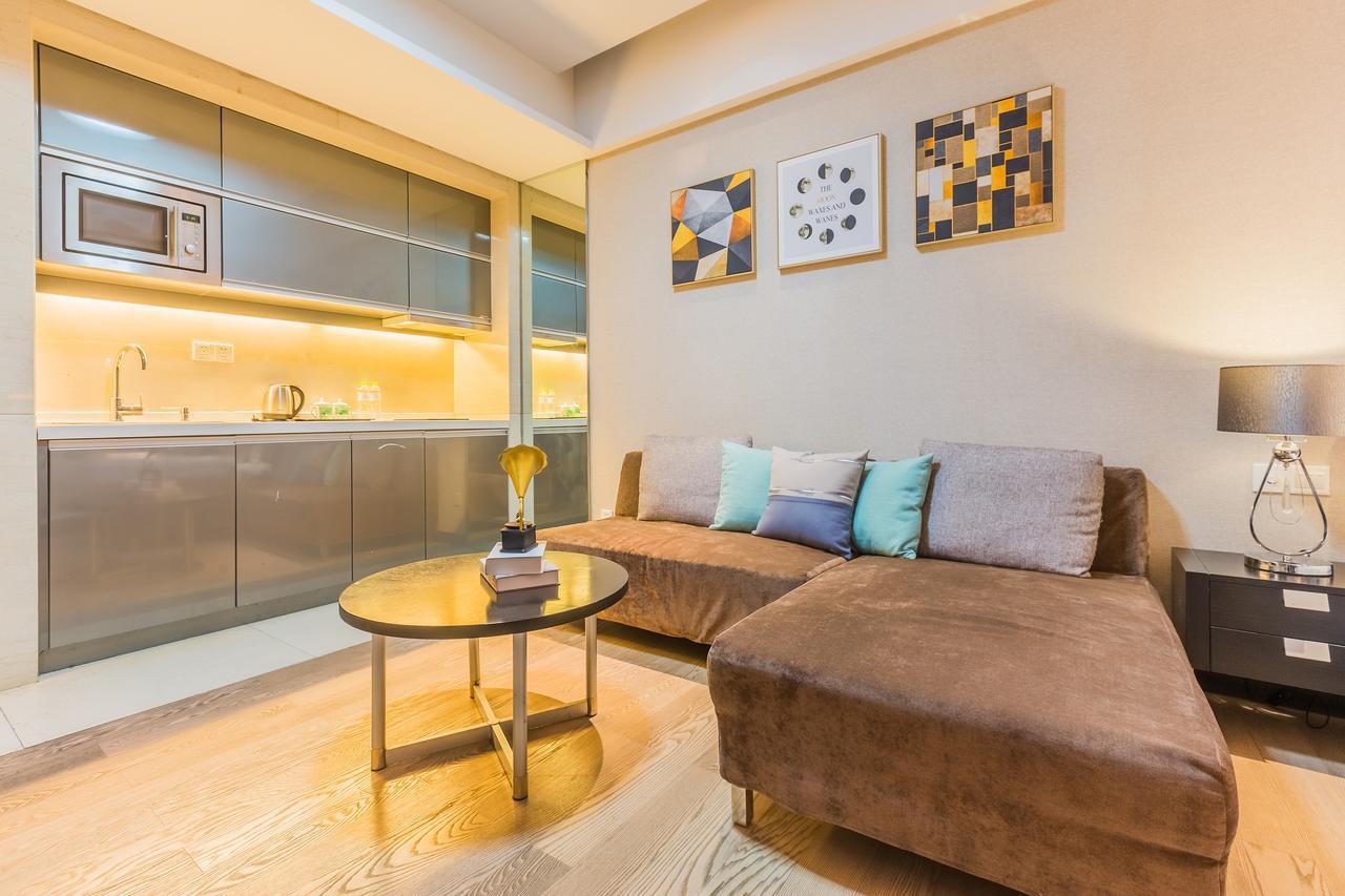Binjiang Starlight Public Pavilion Hotel Apartment Hangzhou Bagian luar foto