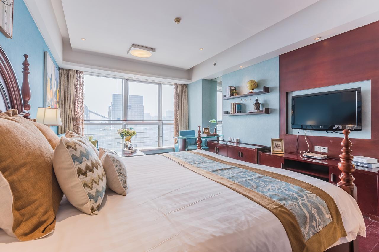 Binjiang Starlight Public Pavilion Hotel Apartment Hangzhou Bagian luar foto