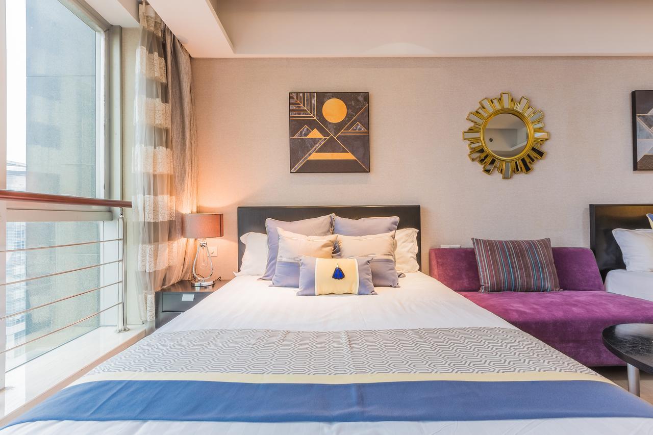 Binjiang Starlight Public Pavilion Hotel Apartment Hangzhou Bagian luar foto