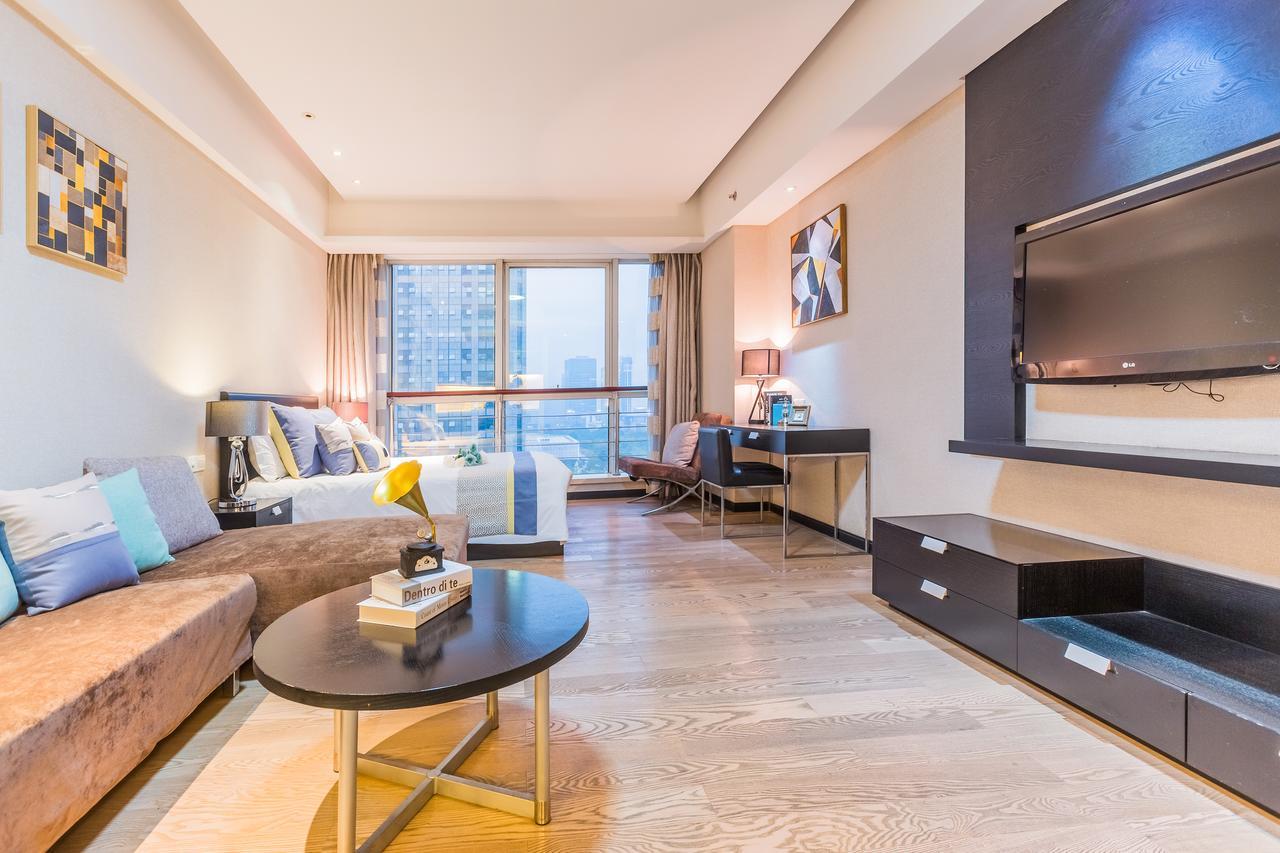 Binjiang Starlight Public Pavilion Hotel Apartment Hangzhou Bagian luar foto