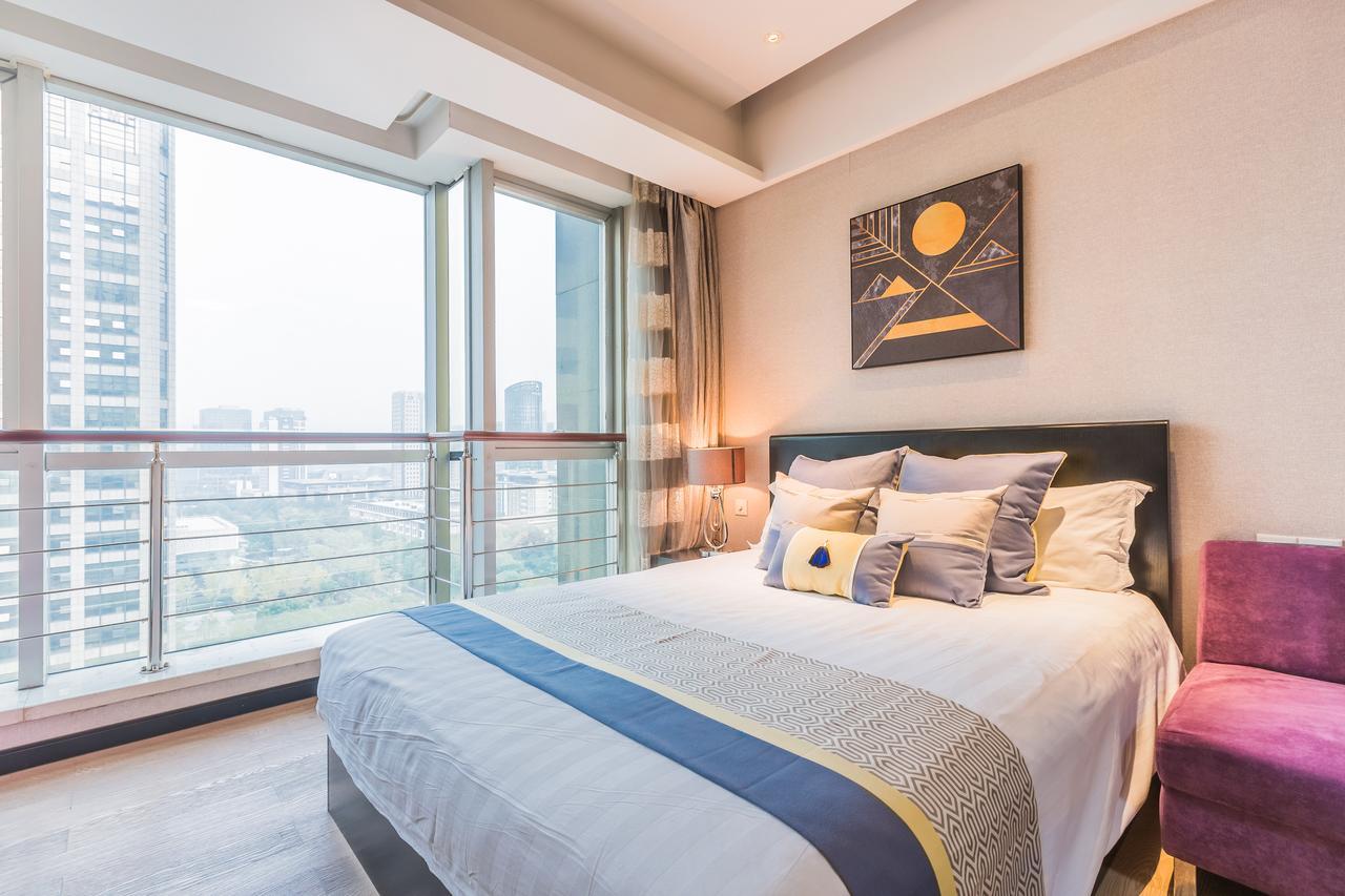 Binjiang Starlight Public Pavilion Hotel Apartment Hangzhou Bagian luar foto