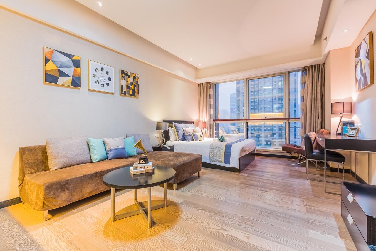 Binjiang Starlight Public Pavilion Hotel Apartment Hangzhou Bagian luar foto