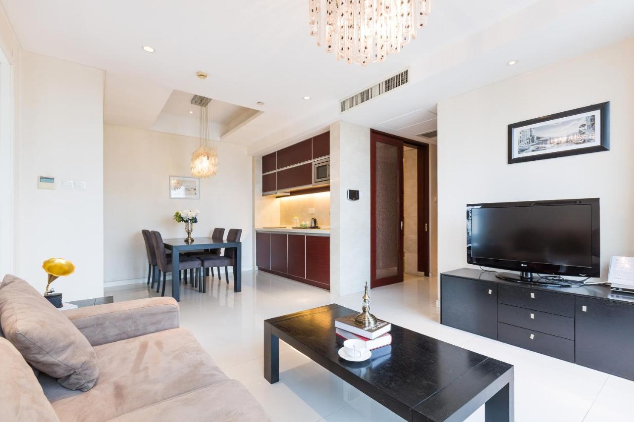 Binjiang Starlight Public Pavilion Hotel Apartment Hangzhou Bagian luar foto