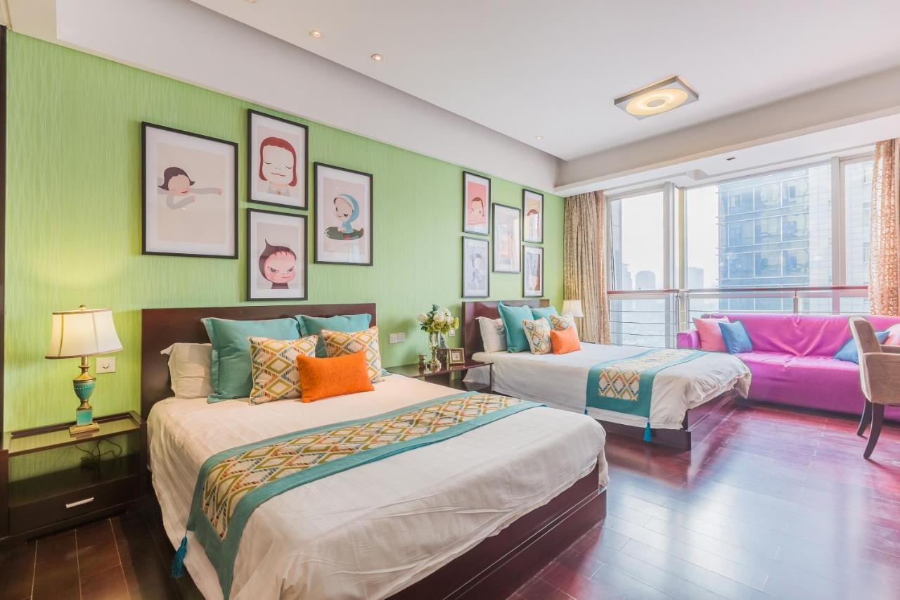 Binjiang Starlight Public Pavilion Hotel Apartment Hangzhou Bagian luar foto