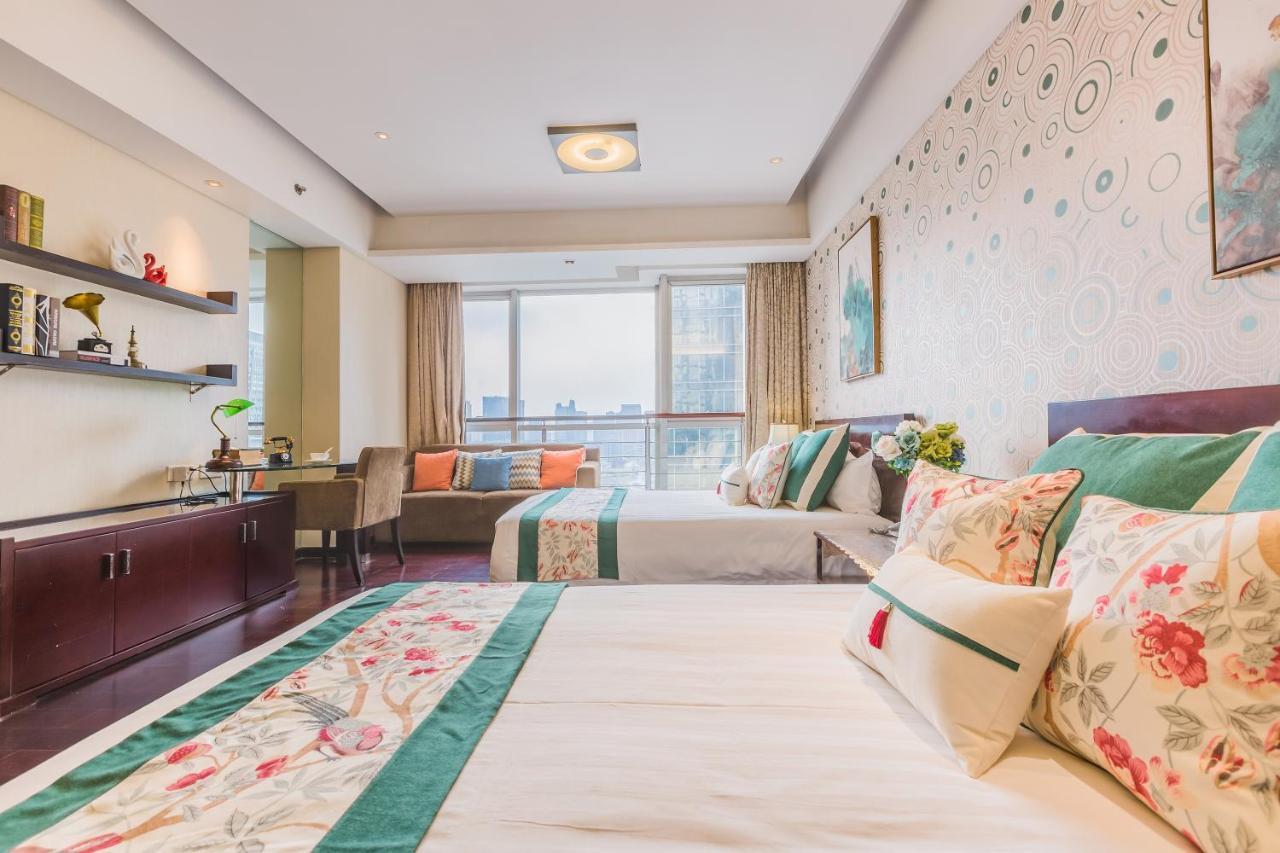 Binjiang Starlight Public Pavilion Hotel Apartment Hangzhou Bagian luar foto