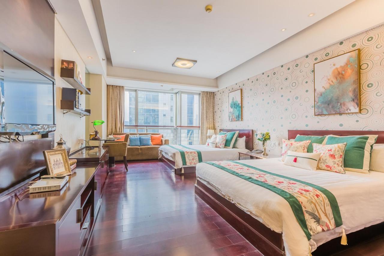 Binjiang Starlight Public Pavilion Hotel Apartment Hangzhou Bagian luar foto