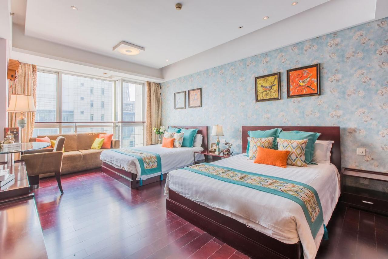 Binjiang Starlight Public Pavilion Hotel Apartment Hangzhou Bagian luar foto