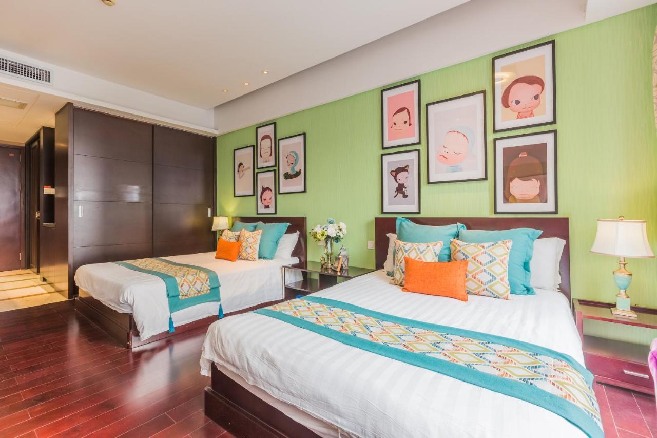 Binjiang Starlight Public Pavilion Hotel Apartment Hangzhou Bagian luar foto