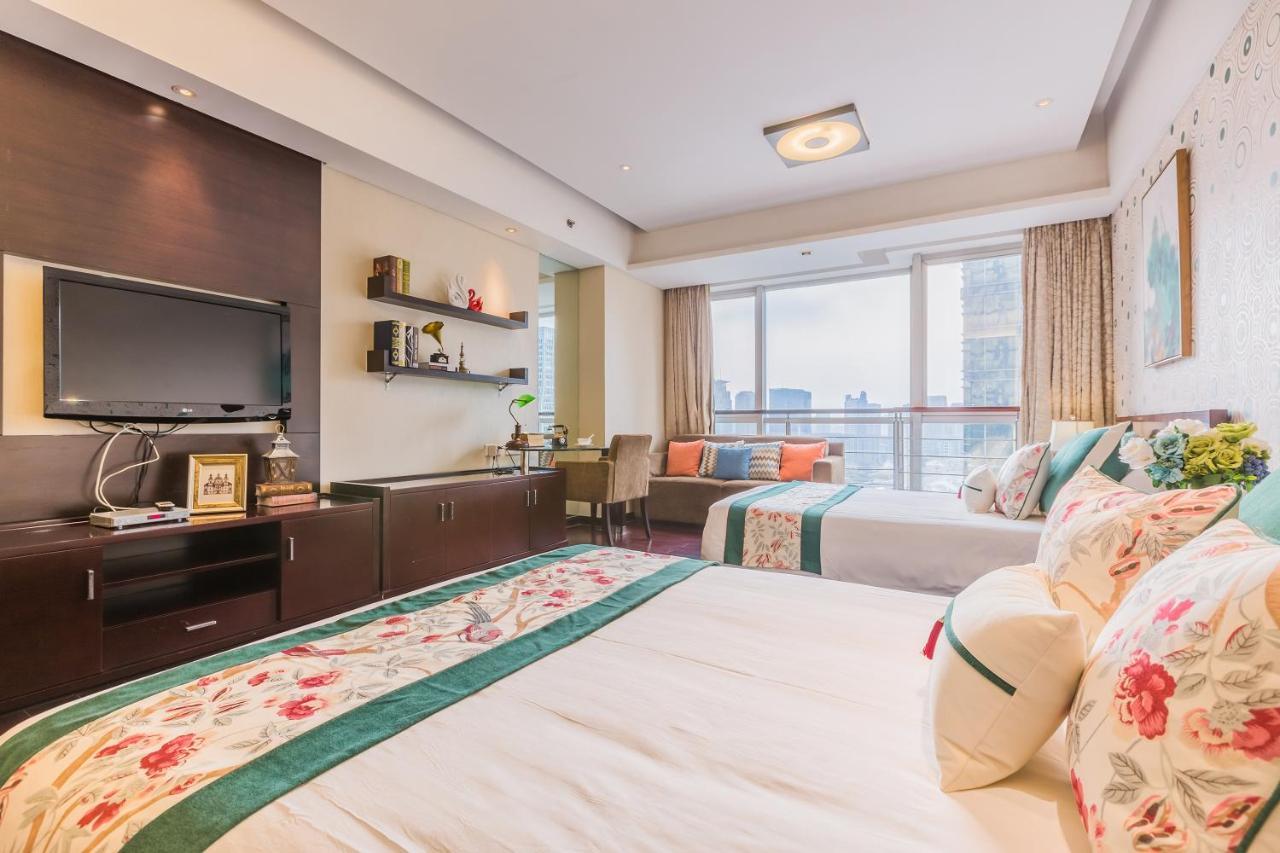 Binjiang Starlight Public Pavilion Hotel Apartment Hangzhou Bagian luar foto