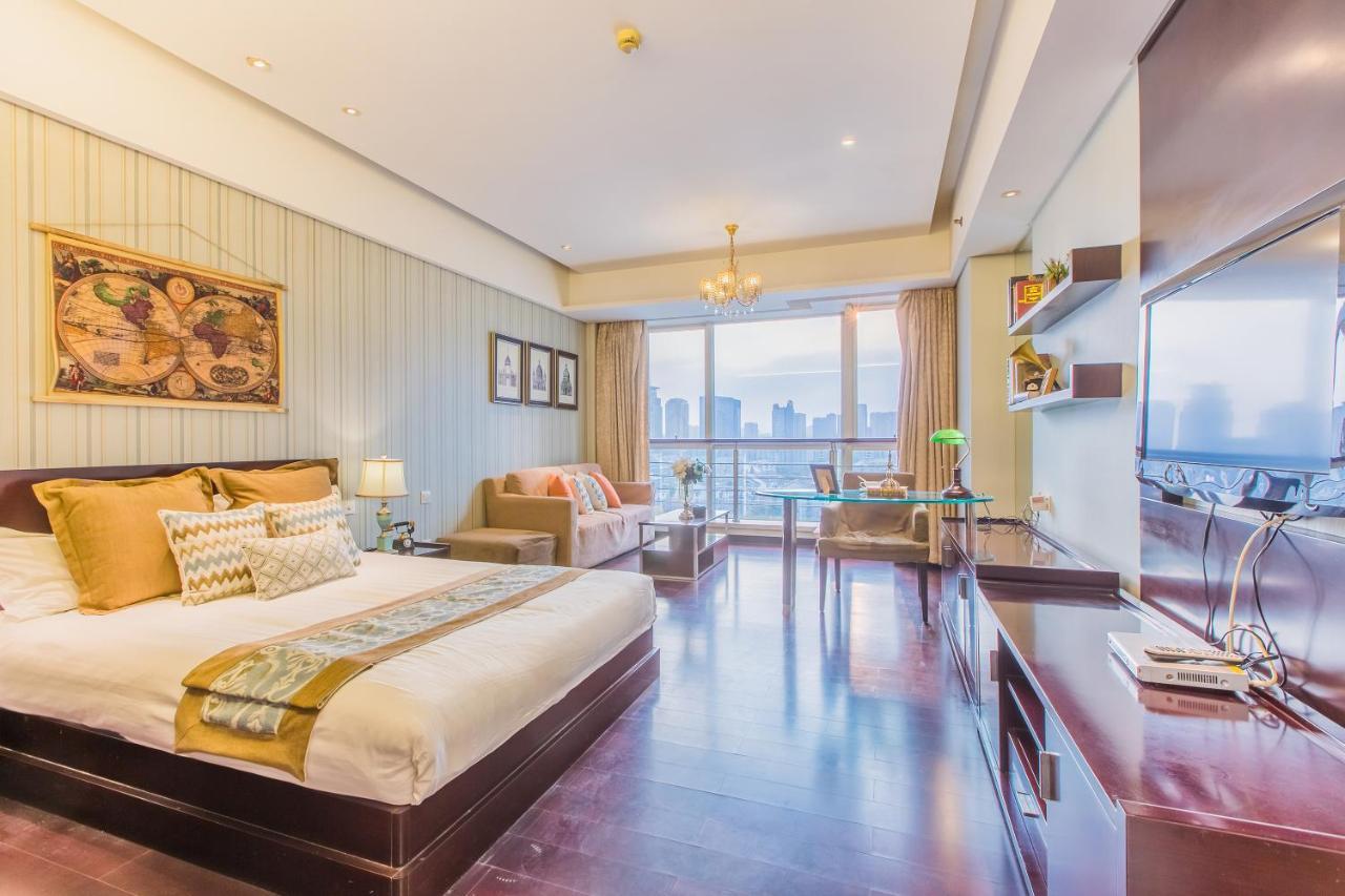 Binjiang Starlight Public Pavilion Hotel Apartment Hangzhou Bagian luar foto