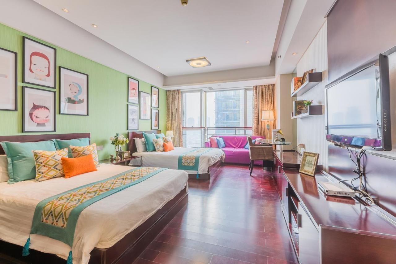 Binjiang Starlight Public Pavilion Hotel Apartment Hangzhou Bagian luar foto