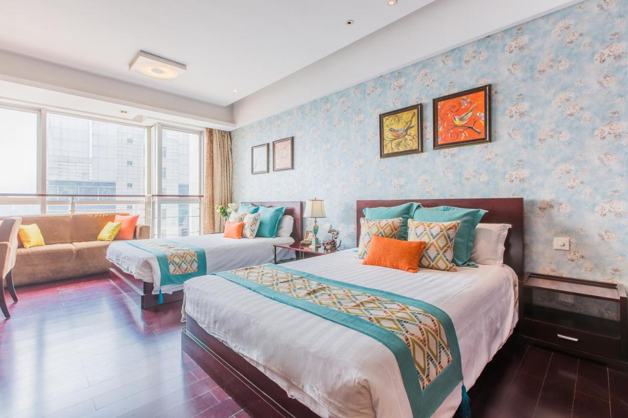 Binjiang Starlight Public Pavilion Hotel Apartment Hangzhou Bagian luar foto